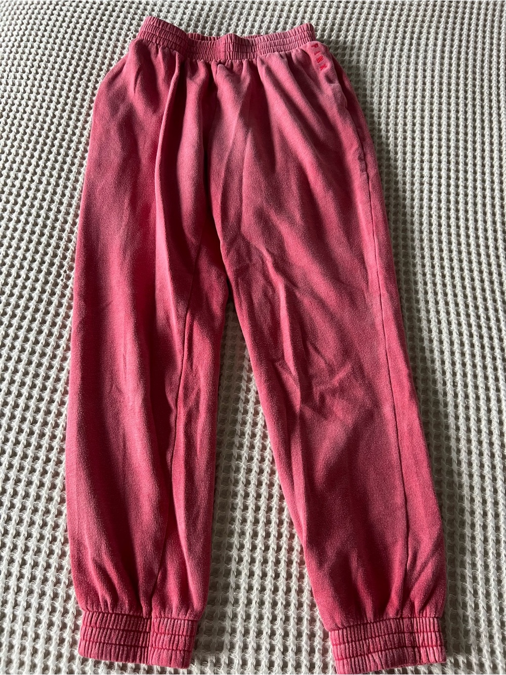 Cozy Pink Fleece Jogger Pants